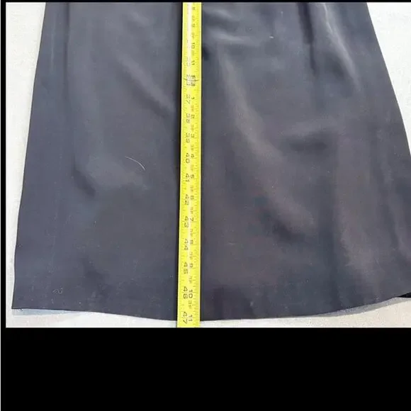 Vintage Junior Guild Original crepe black dress XS/S 1940's pristine - Picture 8 of 9